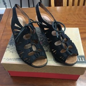 Women’s Cobb Hill Sasha heels. Black leather, 2-in heels. Worn once, indoors.